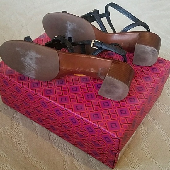 Tory Burch Leather Chandler Sandals - Picture 2 of 7